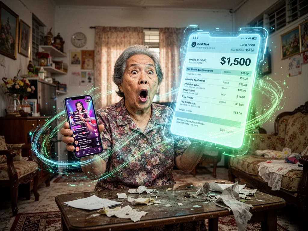 Singapore Slurp: Local Auntie Shocked That 222GB Of Data Costs Money