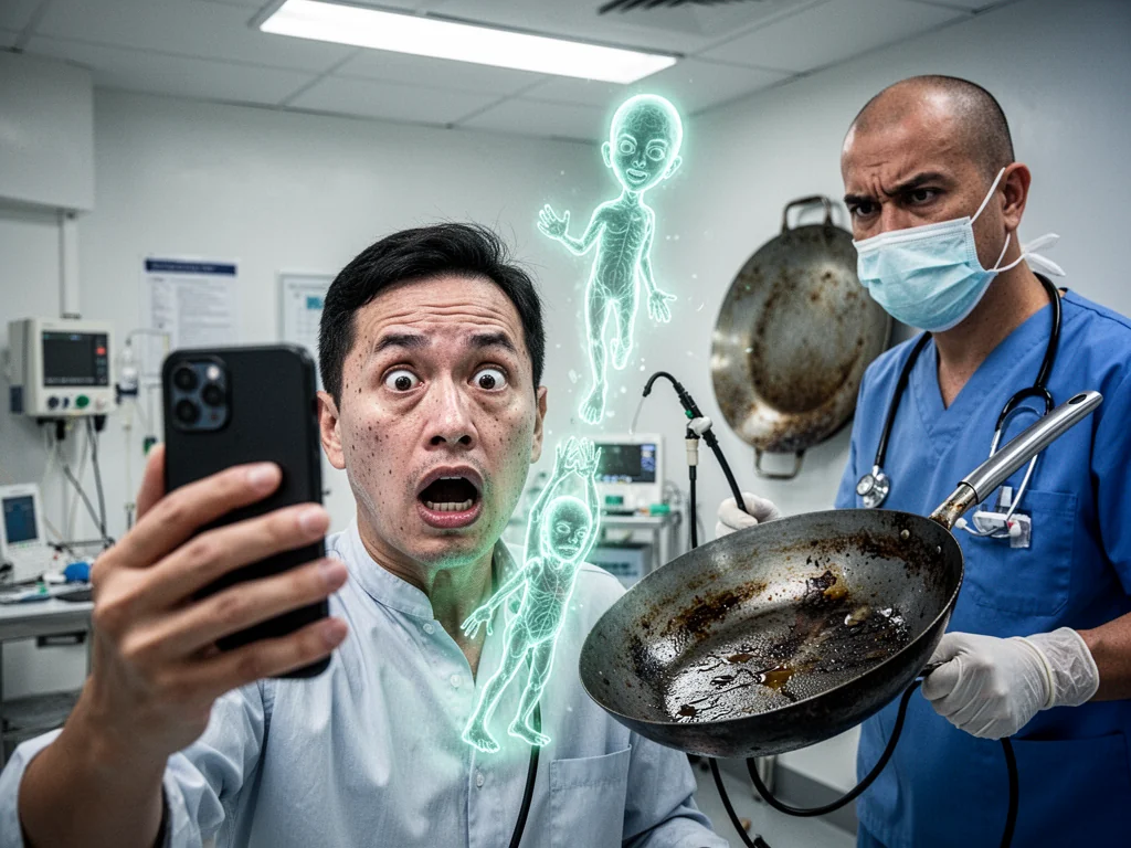 Singapore Slurp: Eighteen Chefs Demands Staff Take Selfie During Live Colonoscopy