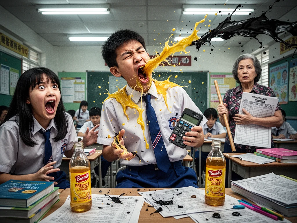 Singapore Slurp: Local P5 Student Suffers Massive ‘Crash Out’ Over 98% Grade