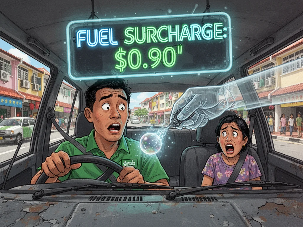 Singapore Slurp: Grab Rebrands ‘Because We Fucking Can’ Fee As Fuel Surcharge