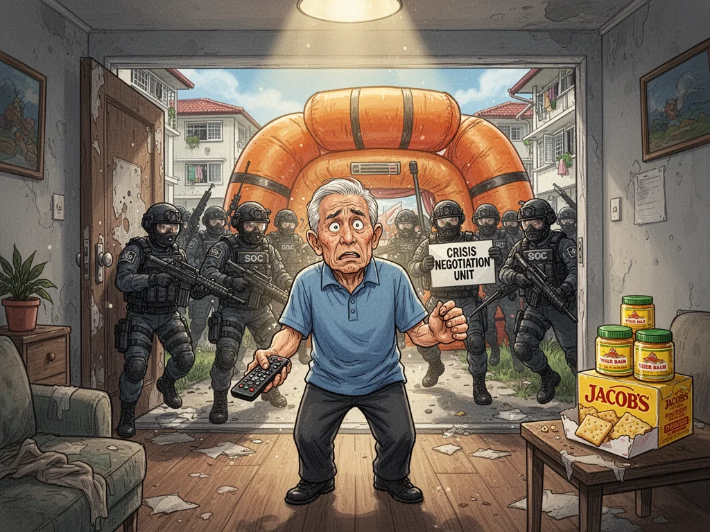 Singapore Slurp: SOC Deployed Because Clementi Uncle Refused To Open Fucking Door