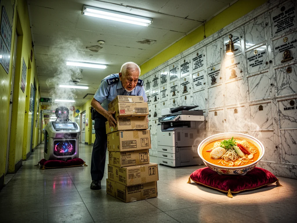 Singapore Slurp: Singaporean Achieves Dream Retirement by Dying During Office Meeting