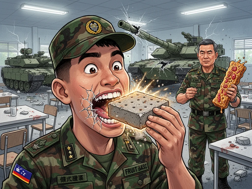 Singapore Slurp: SAF Hard Biscuits Reclassified As Lethal Kinetic Weaponry Following Teeth Massacres