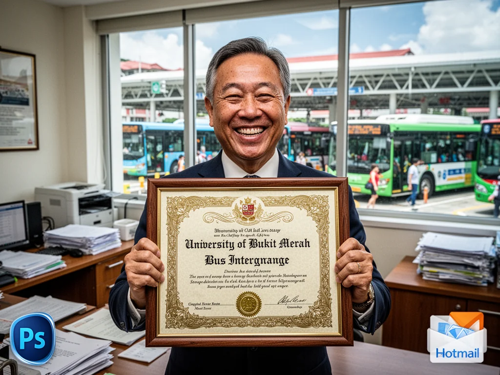 Singapore Slurp: CEO Promoted After Printing PhD From University Of Hougang