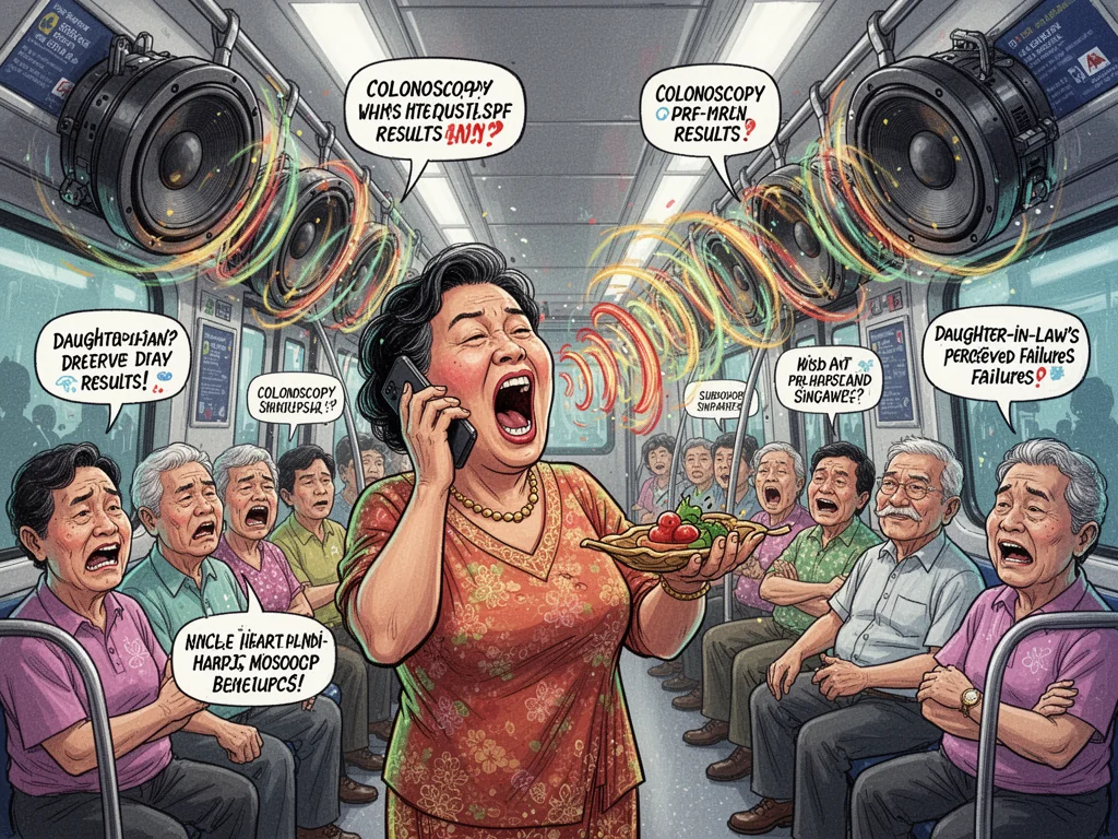 Singapore Slurp: LTA Mandates Megaphones For Commuters Discussing Their Private Medical History