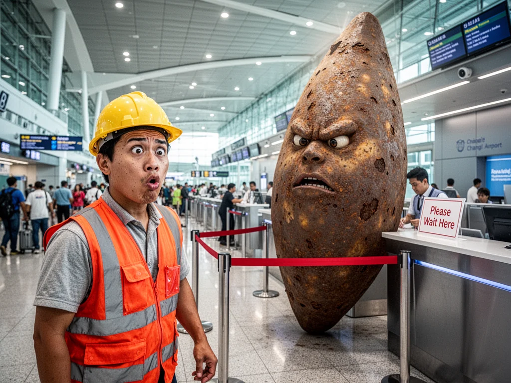 Singapore Slurp: WW2 Bomb Found Waiting 80 Years To Clear Changi Immigration