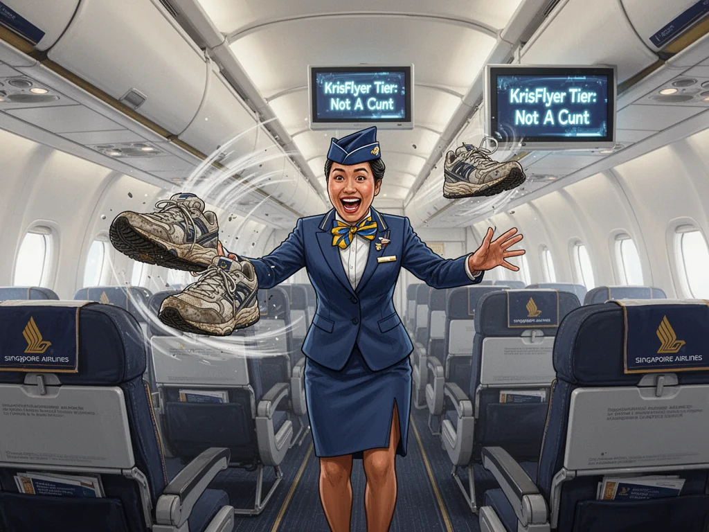 Singapore Slurp: Aussie Man Mistakes Singapore Airlines For A Perth Kebab Shop