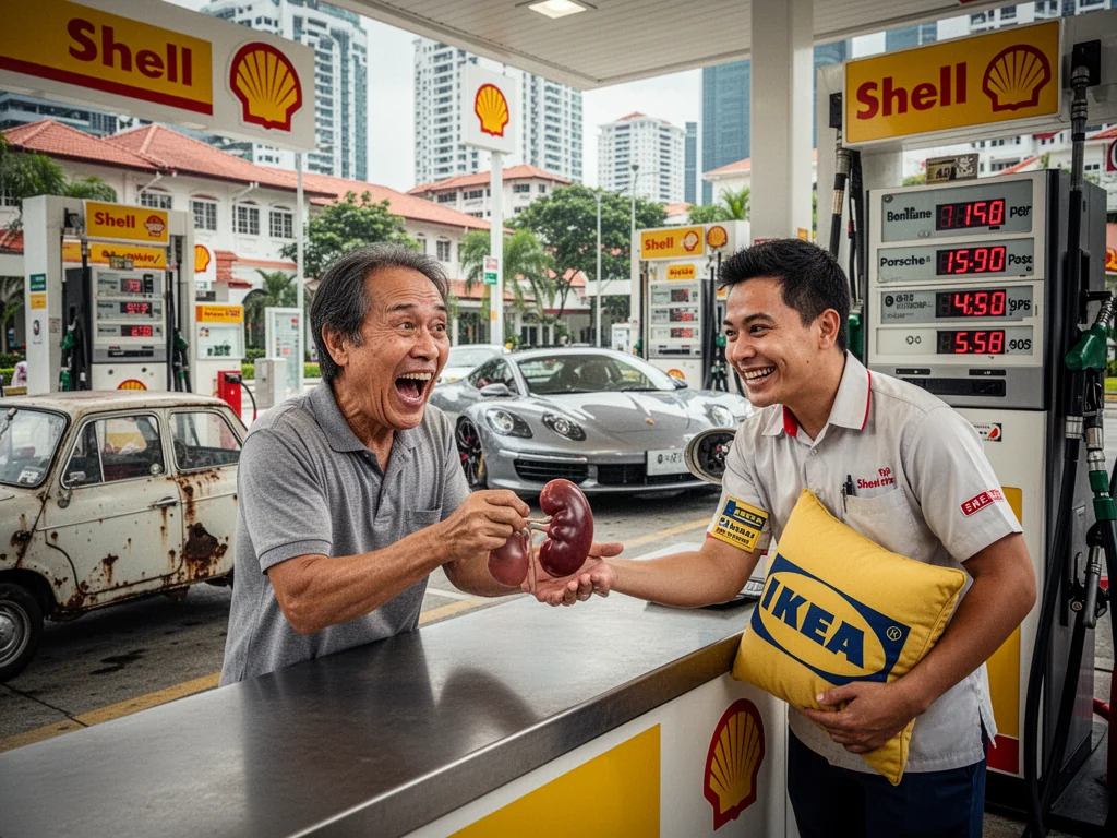 Singapore Slurp: Sinopec Now Accepts Human Kidneys As Payment For 95-Octane