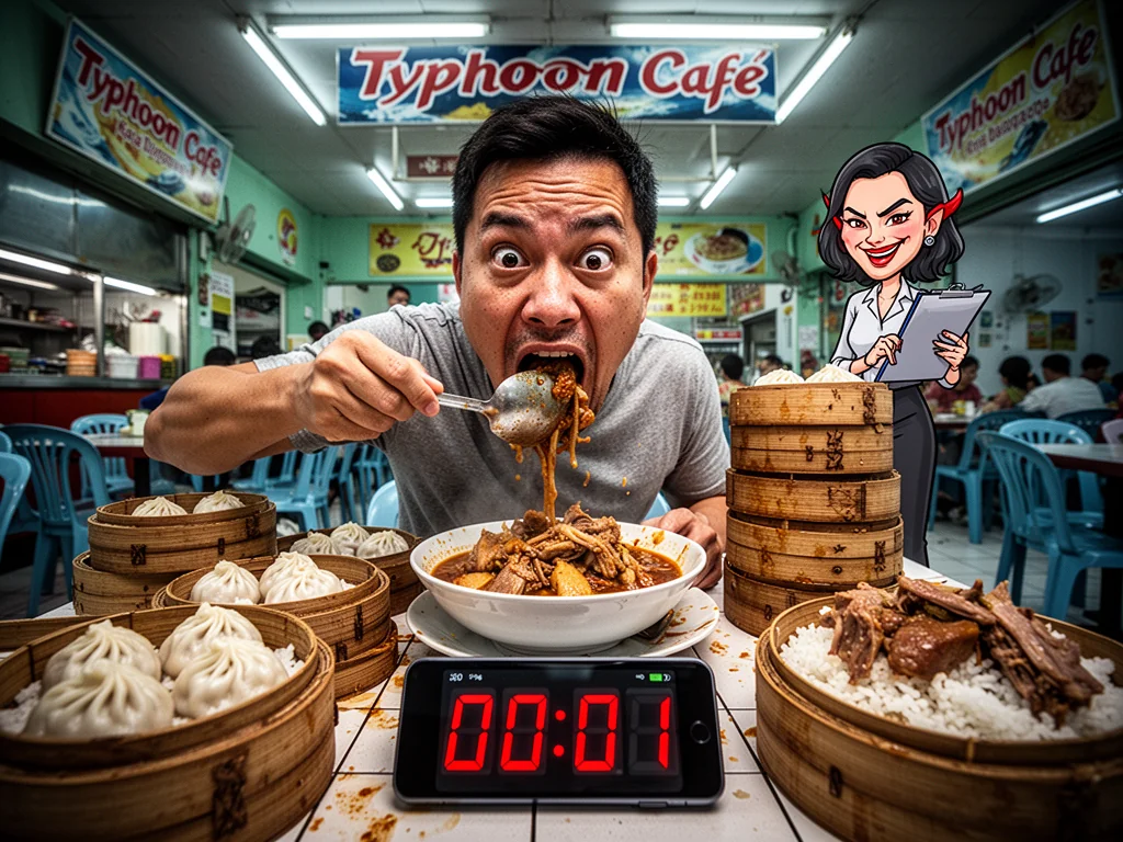 Singapore Slurp: Andie Chen Challenges Sinkies To 80-Minute Heart Attack Speedrun