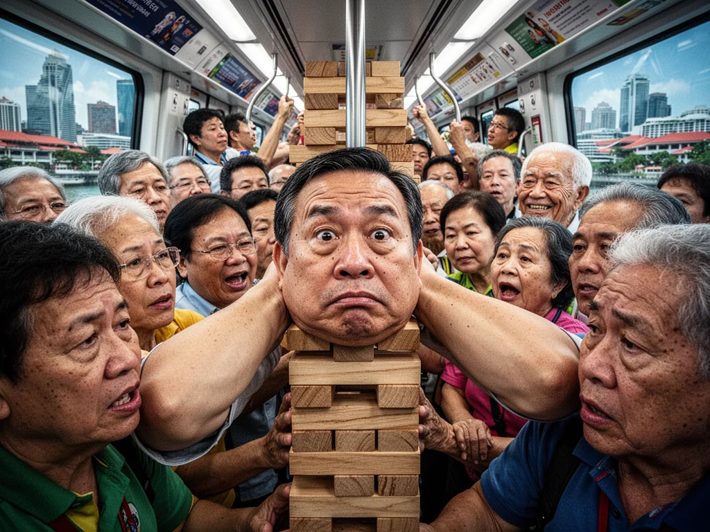 Singapore Slurp: LTA Rebrands Peak Hour MRT Crushes As ‘Mandatory National Cuddles’