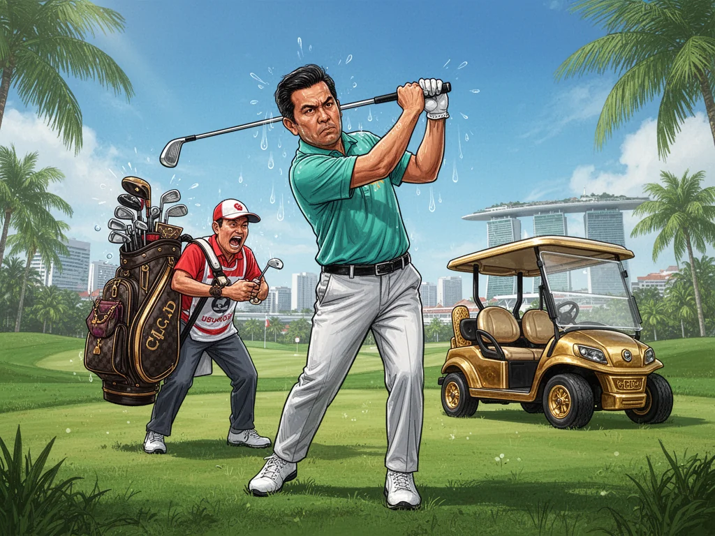 Singapore Slurp: Golf Officially Recognized As Peak Athleticism For Rich Sinkies