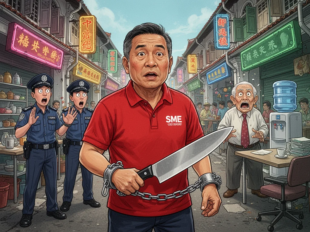 Singapore Slurp: Local Man Returns To Geylang For Extremely Hands-On Exit Interview